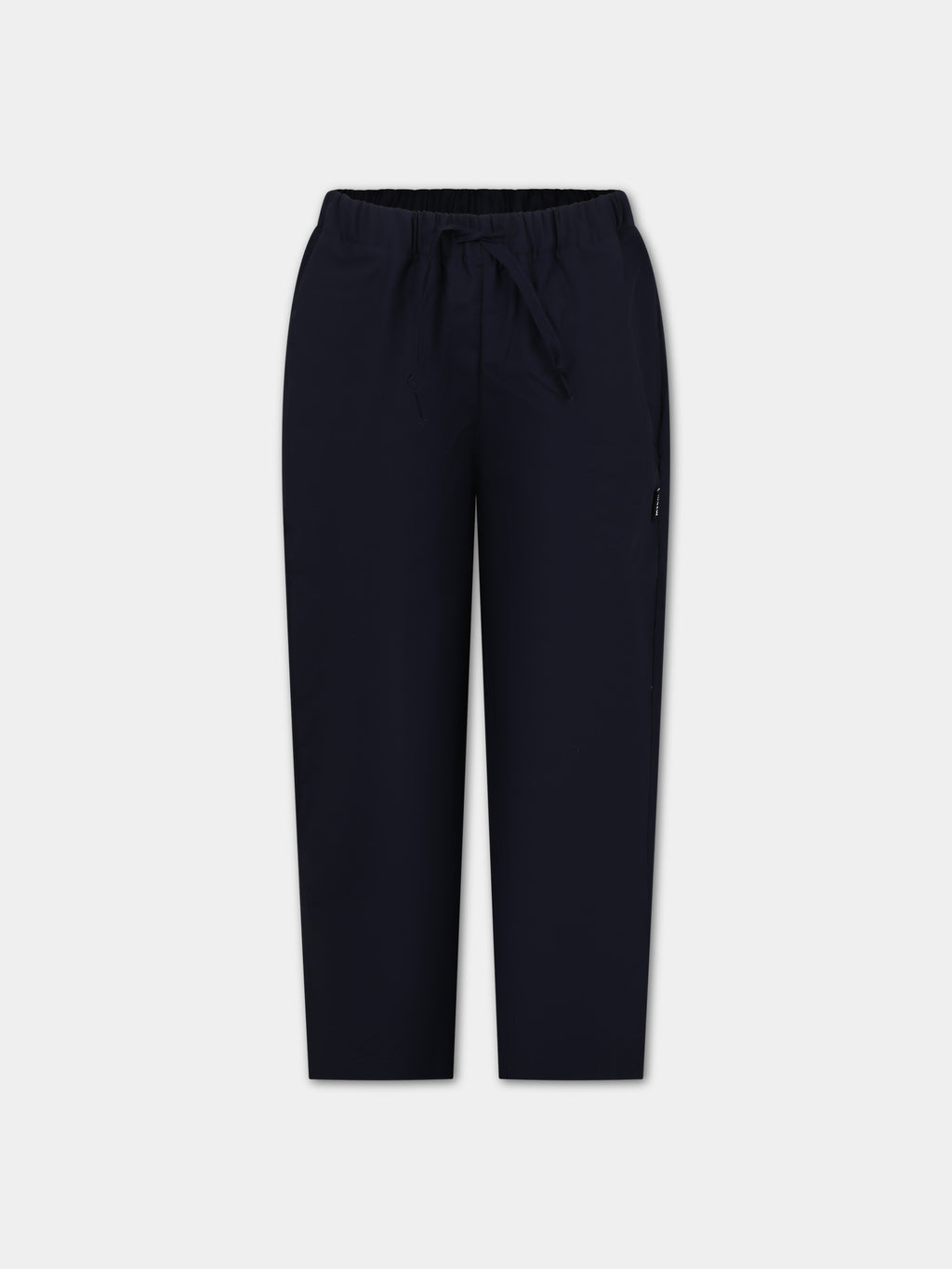 Blue trousers for boy with logo